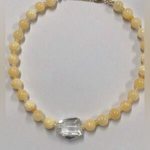 Boho crystal necklace M561